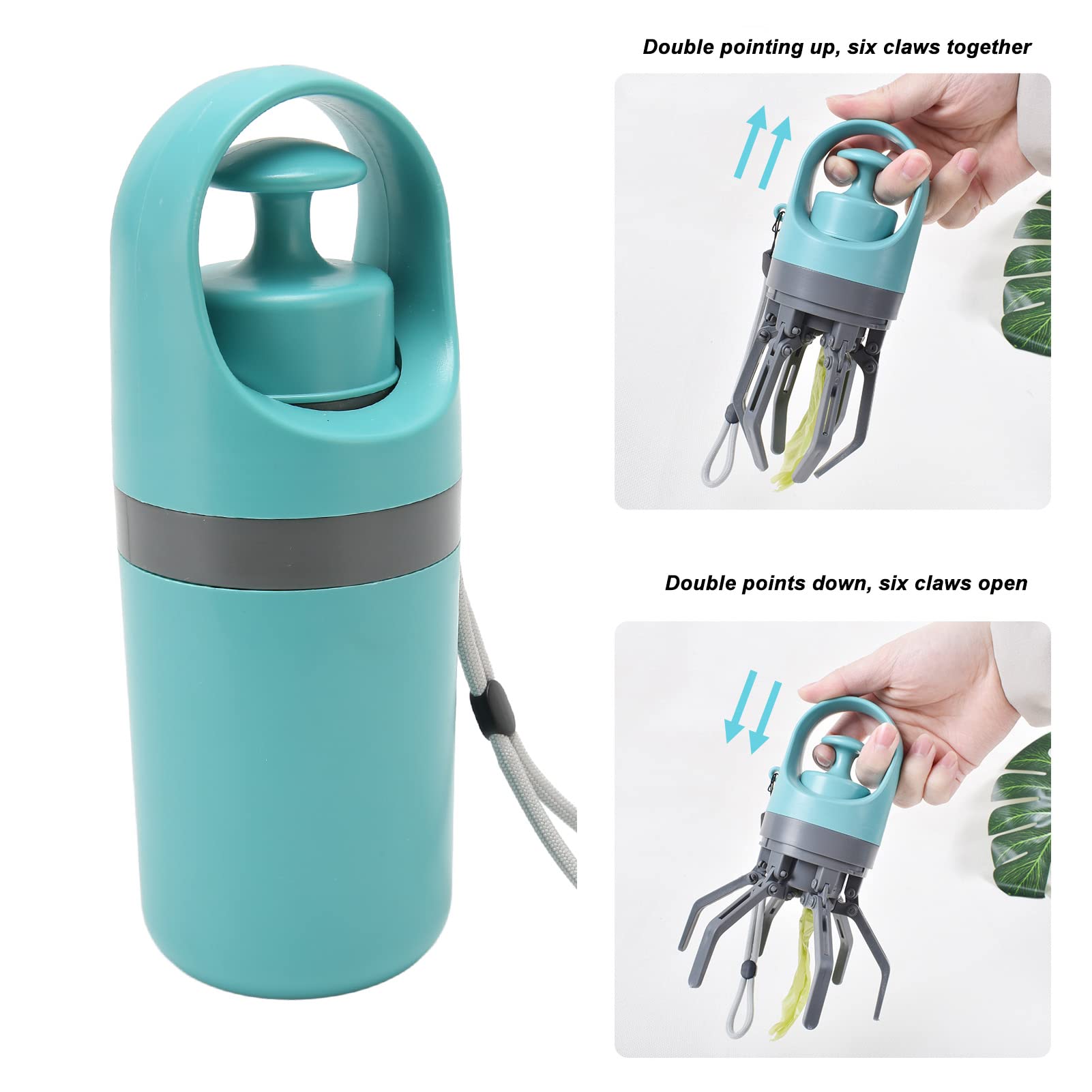 KIMISS built-in bag dispenser feature keeps disposable bags within easy reach.