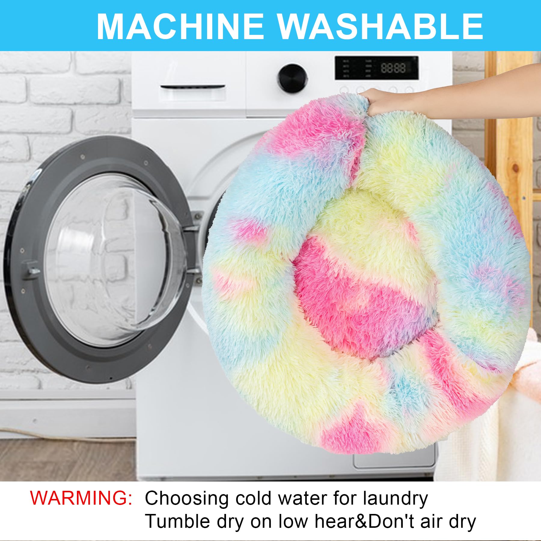 Kimpets easy-clean bed supports machine washing and quick refresh