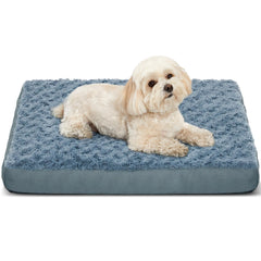 Kimpets orthopedic dog bed with egg-crate foam for comfortable support.