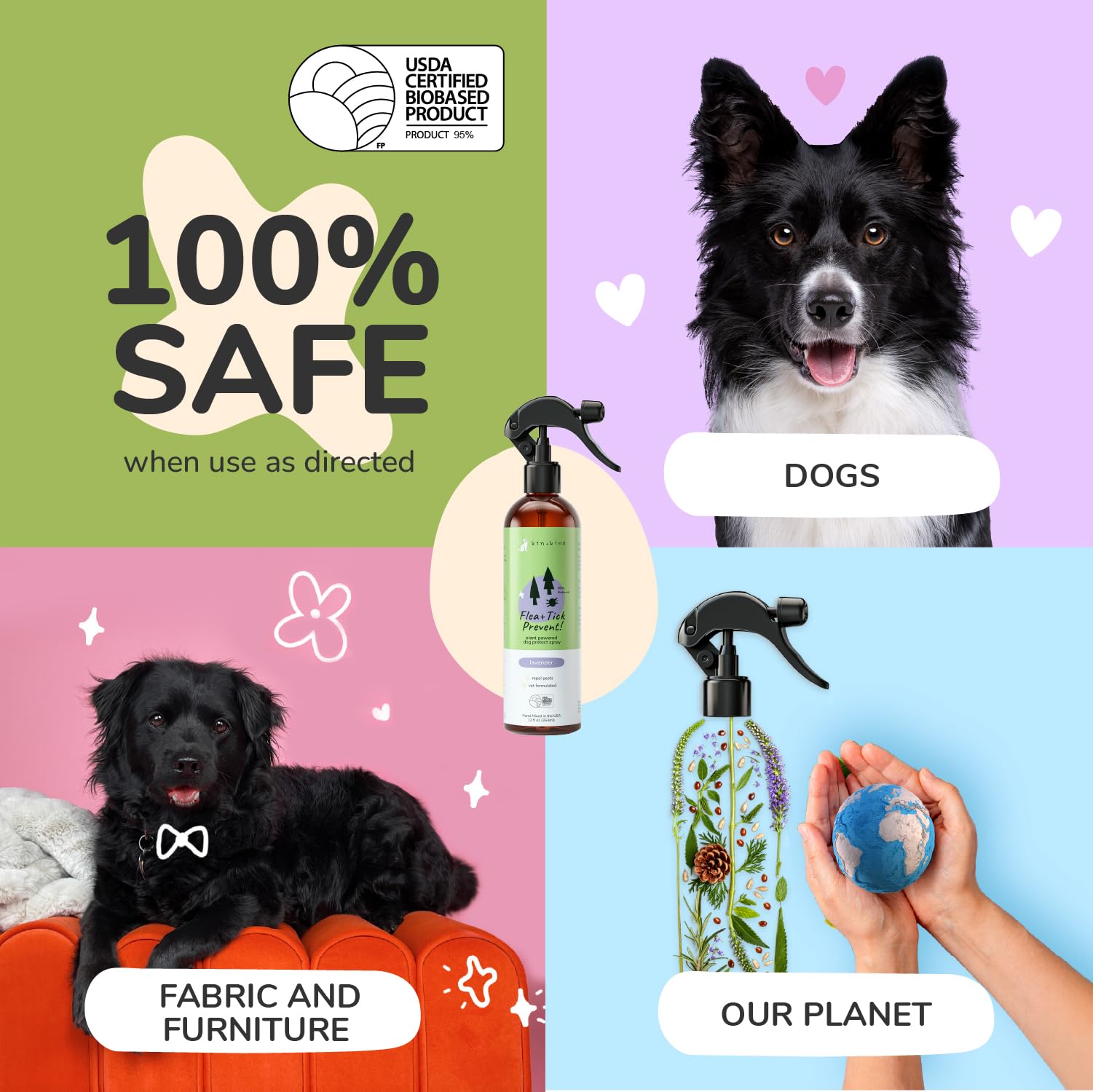 kin+kind handcrafted in USA at USDA-certified organic workshop