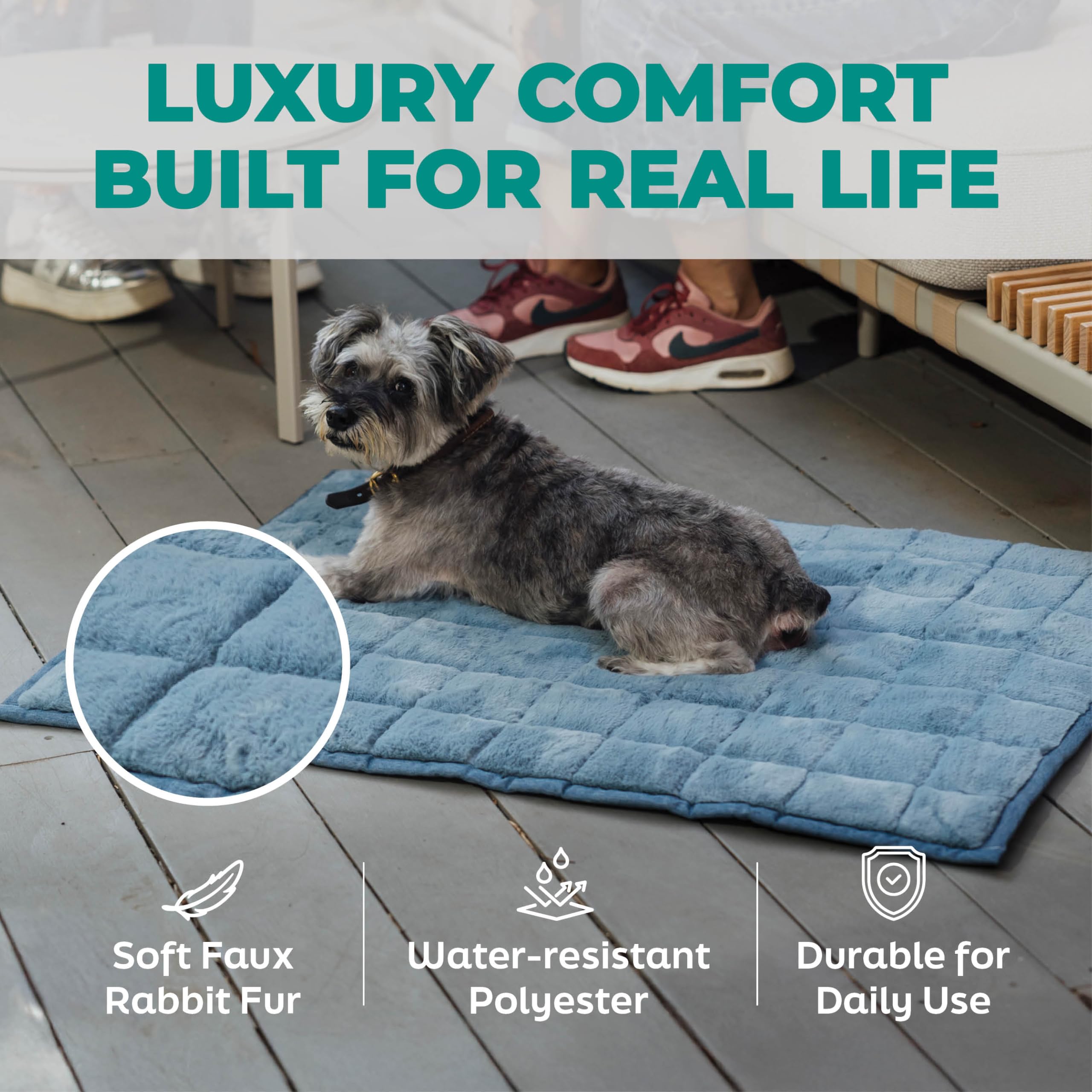 KindTail Nomad Nap Mat with carry handle ready for on-the-go adventures