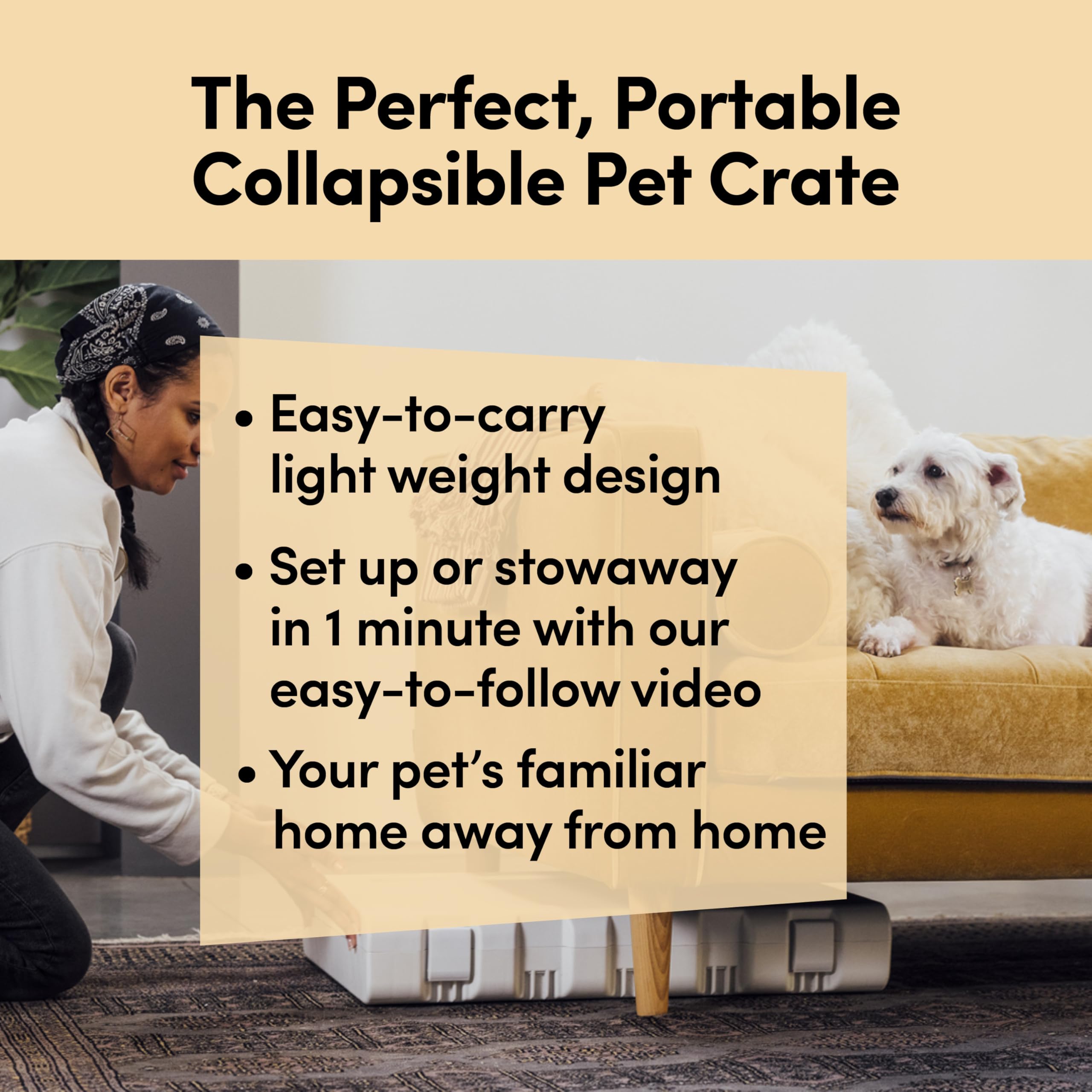 KindTail PAWD crate durable joints and pet-safe materials close-up