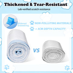 Kineglow robot-compatible litter bags fit Litter-Robot 3 and 4 for clean changes