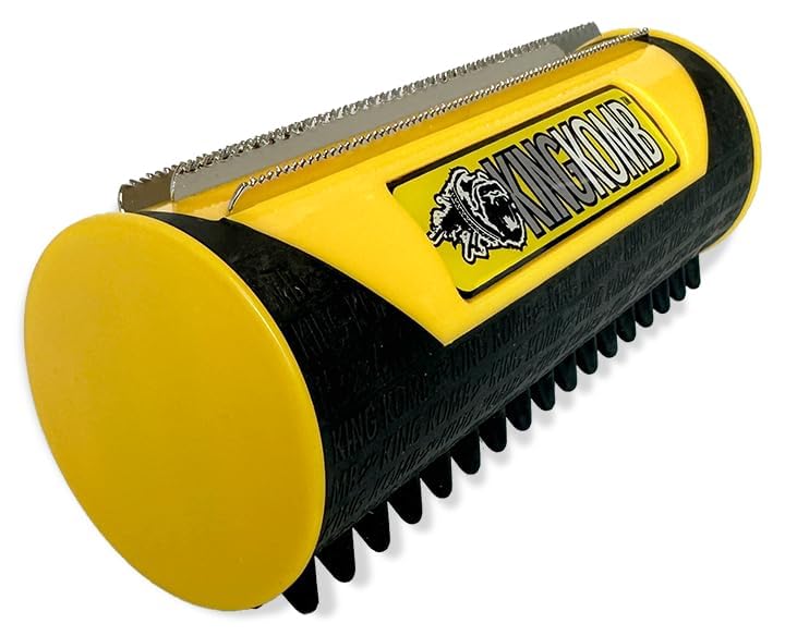 King Kanine deshedding brush fur removal from carpets and mats