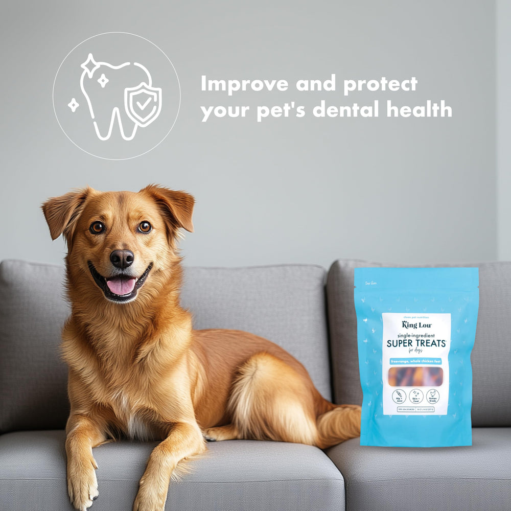 King Lou Pets hand-crafted, responsibly packaged treats for dogs.