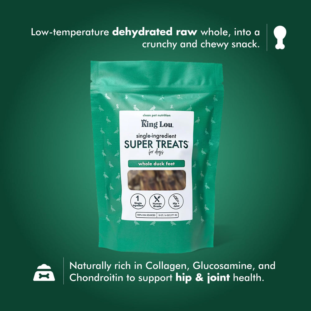 King Lou Pets human-grade ingredients close-up highlights safety and quality
