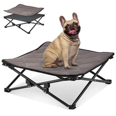 KingCamp elevated dog bed compact camping setup for small dogs