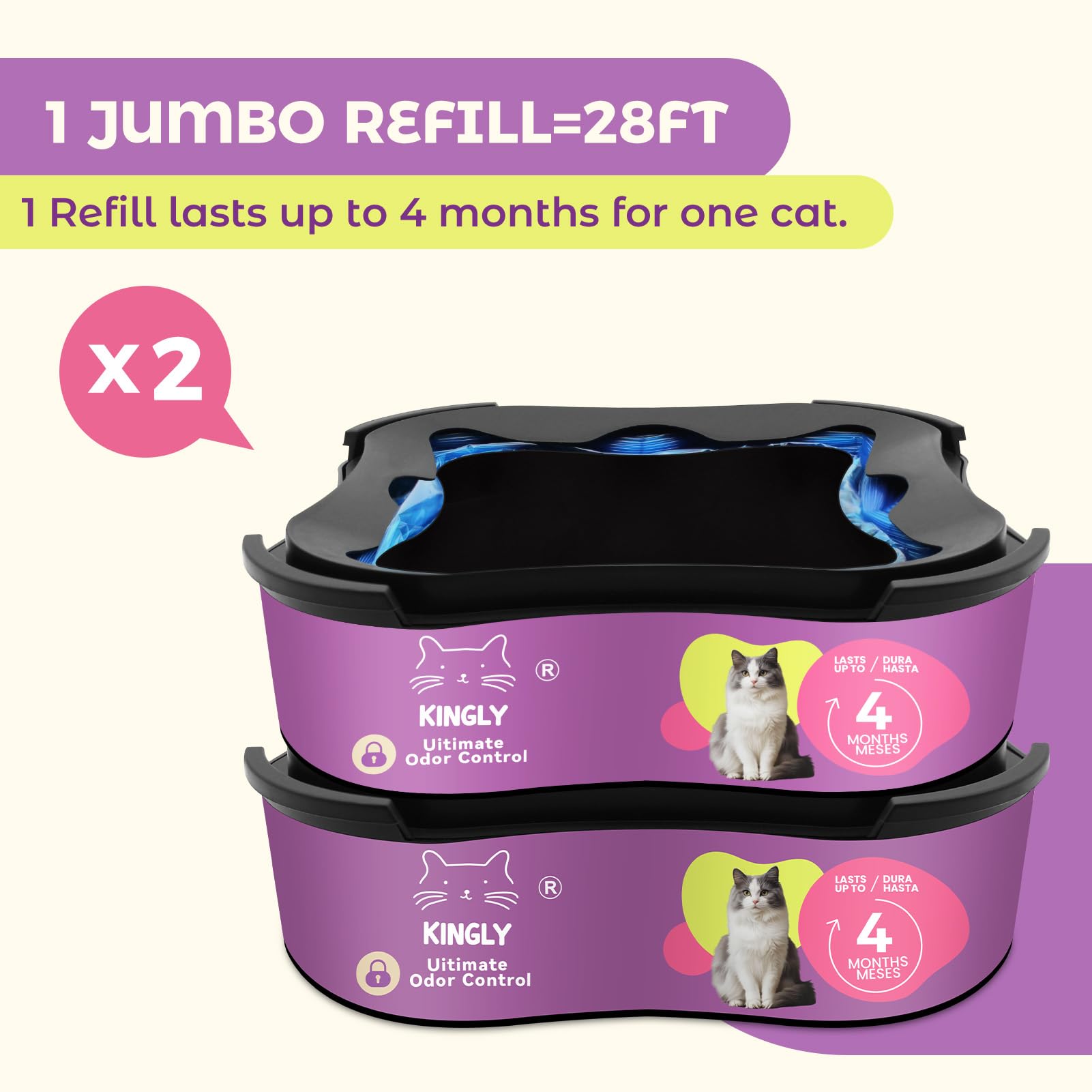 Kingly eco-friendly materials support sustainability while delivering effective odor control.