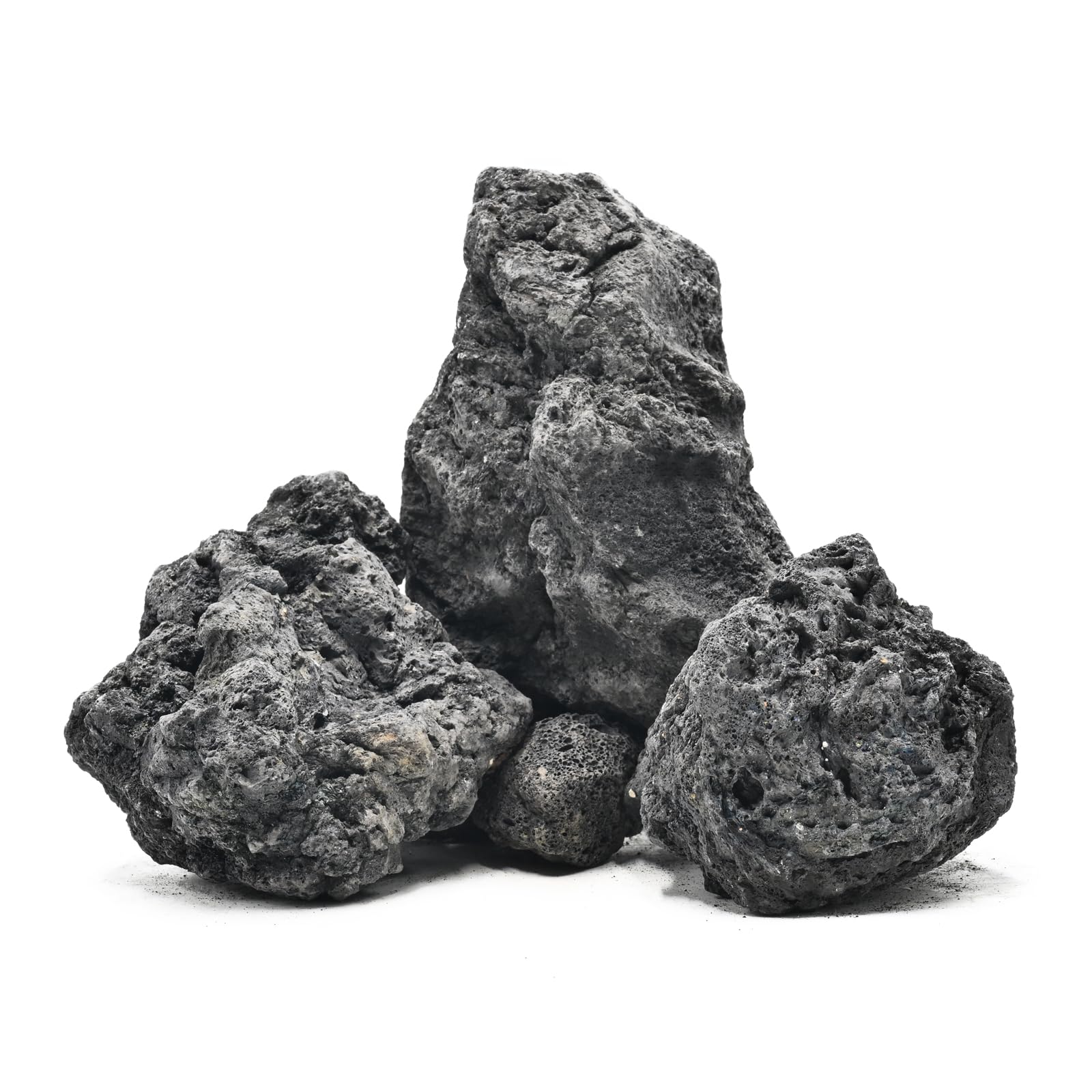 KINGRUI black lava rock aquarium decor enhances natural habitats