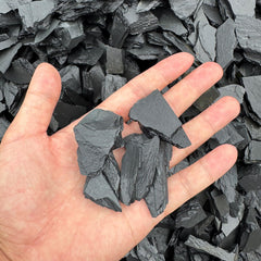 KINGRUI slate rocks for fairy gardens create charming paths and stone steps.
