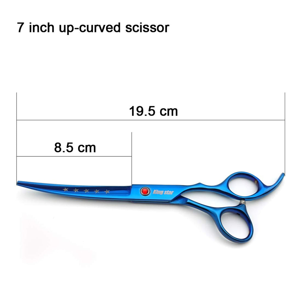 KINGSTAR titanium blue convex edge design for smooth cuts