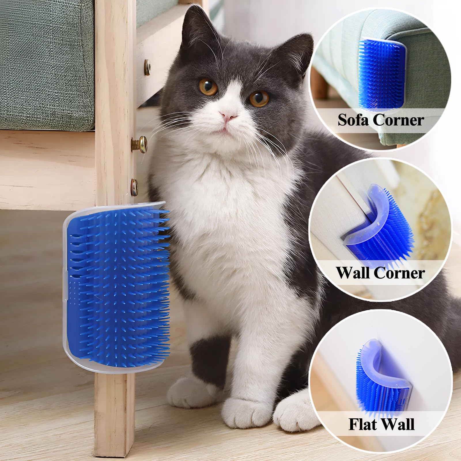 Kingtree easy-clean disassemble assembly for quick fur removal and cleaning.