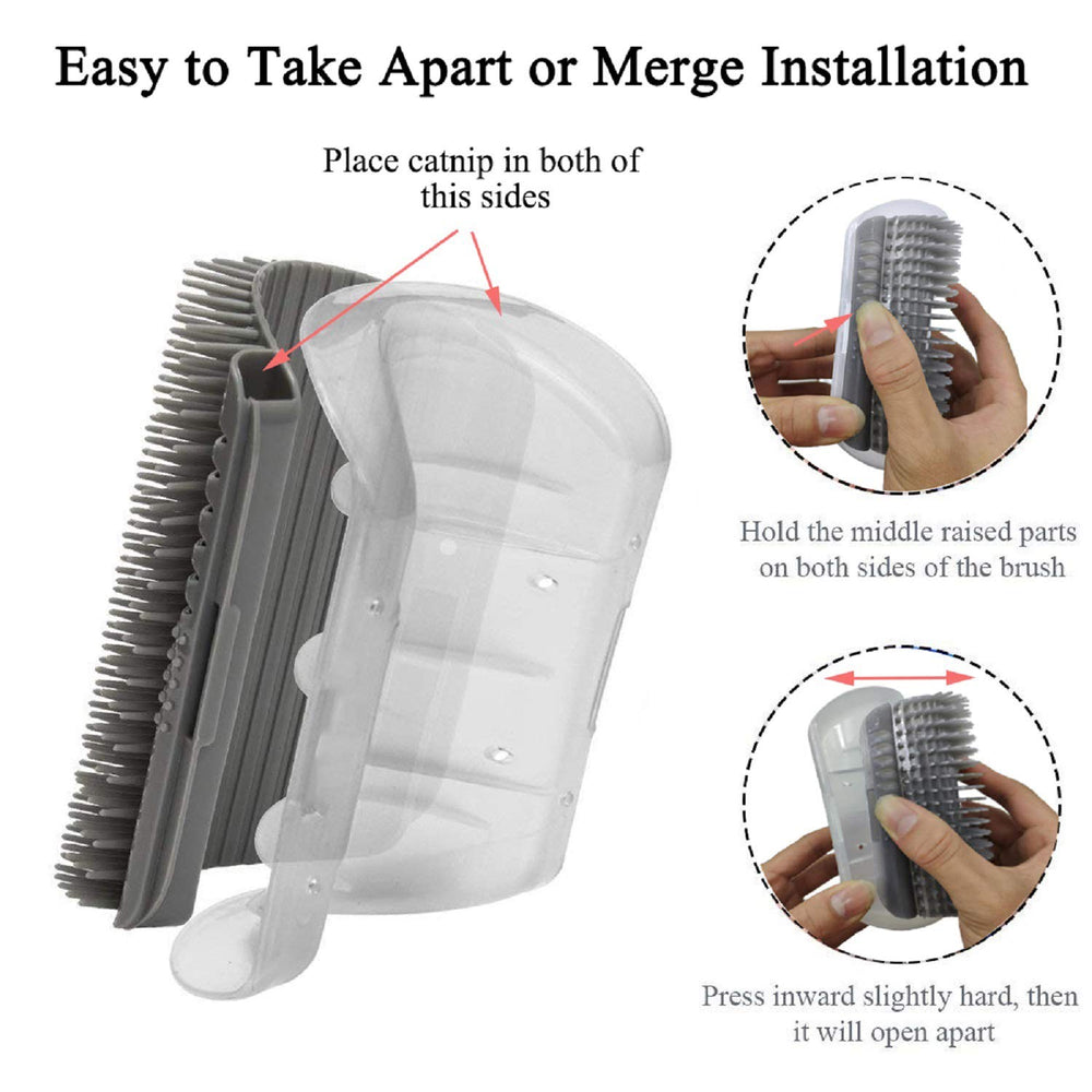Kingtree easy-install wall-corner scratcher allows quick setup on various surfaces.
