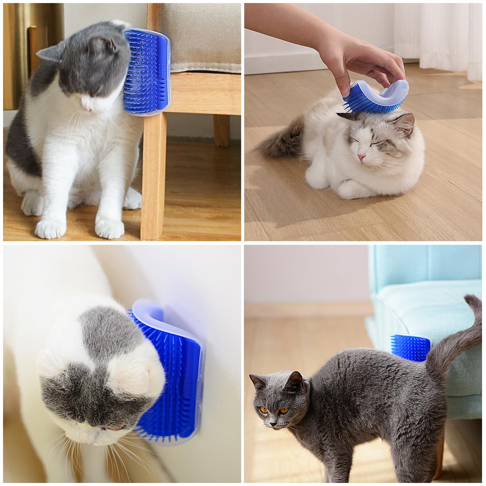 Kingtree two-pack with catnip included to entice cats to grooming sessions.