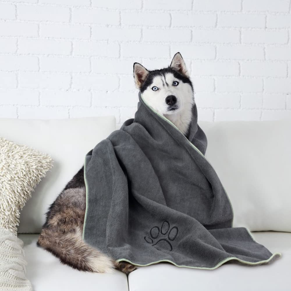 KinHwa dog towel handles rain and pool moments, soothing damp coats.