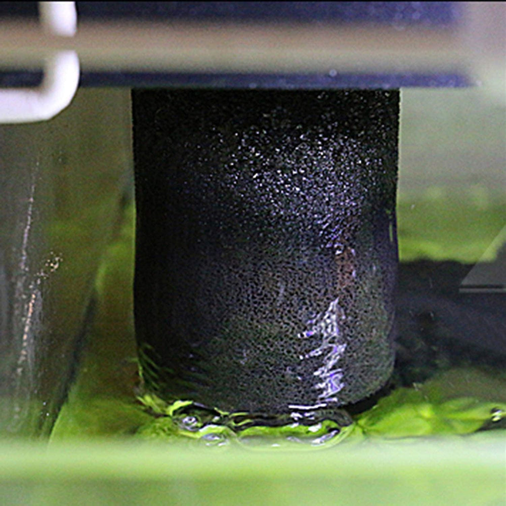 KINMINGZHU aquarium safety sponge roll inset shows protective barrier at inlet.