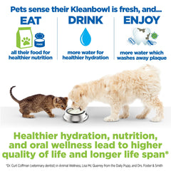 Kinn Kleanbowl 8 oz capacity demonstrates portion control for pets.