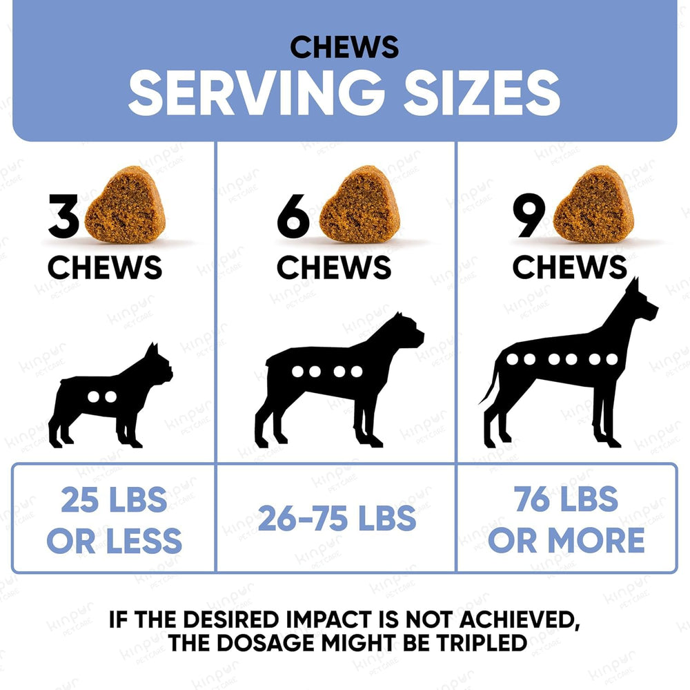 Kinpur Pet Care soft chew texture close-up for easy chewing.