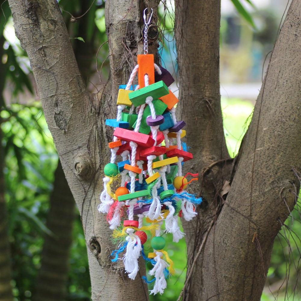 KINTOR bird toy decorative gift for pets adds vibrant home décor