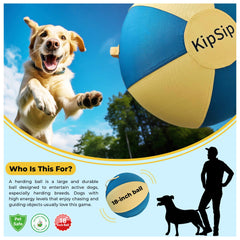 KipSip Herding Ball pump tool shown for quick inflation and setup