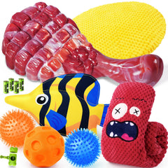 KIPRITII steak shaped chew toy for aggressive chewers with beef aroma and durable bite