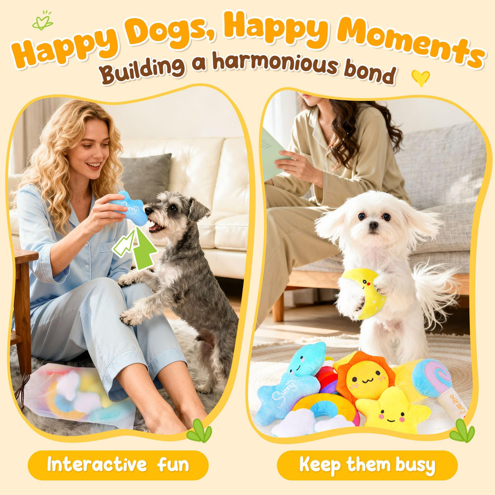 KIPRITII soft plush material keeps puppies comfortable during gentle chewing