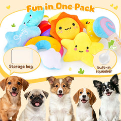 KIPRITII puppy toys sun cloud moon star shapes encourage active indoor play