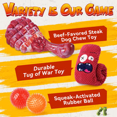 KIPRITII tug toy built for strong pulls and interactive play