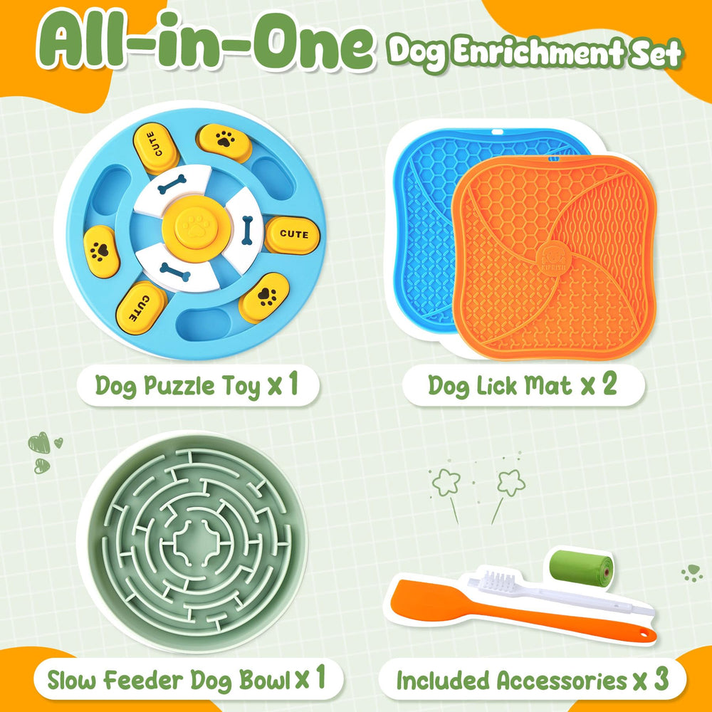 KIPRITII Well-Rounded Puzzle Toy close-up shows treat-seeking fun with a built-in squeaker.