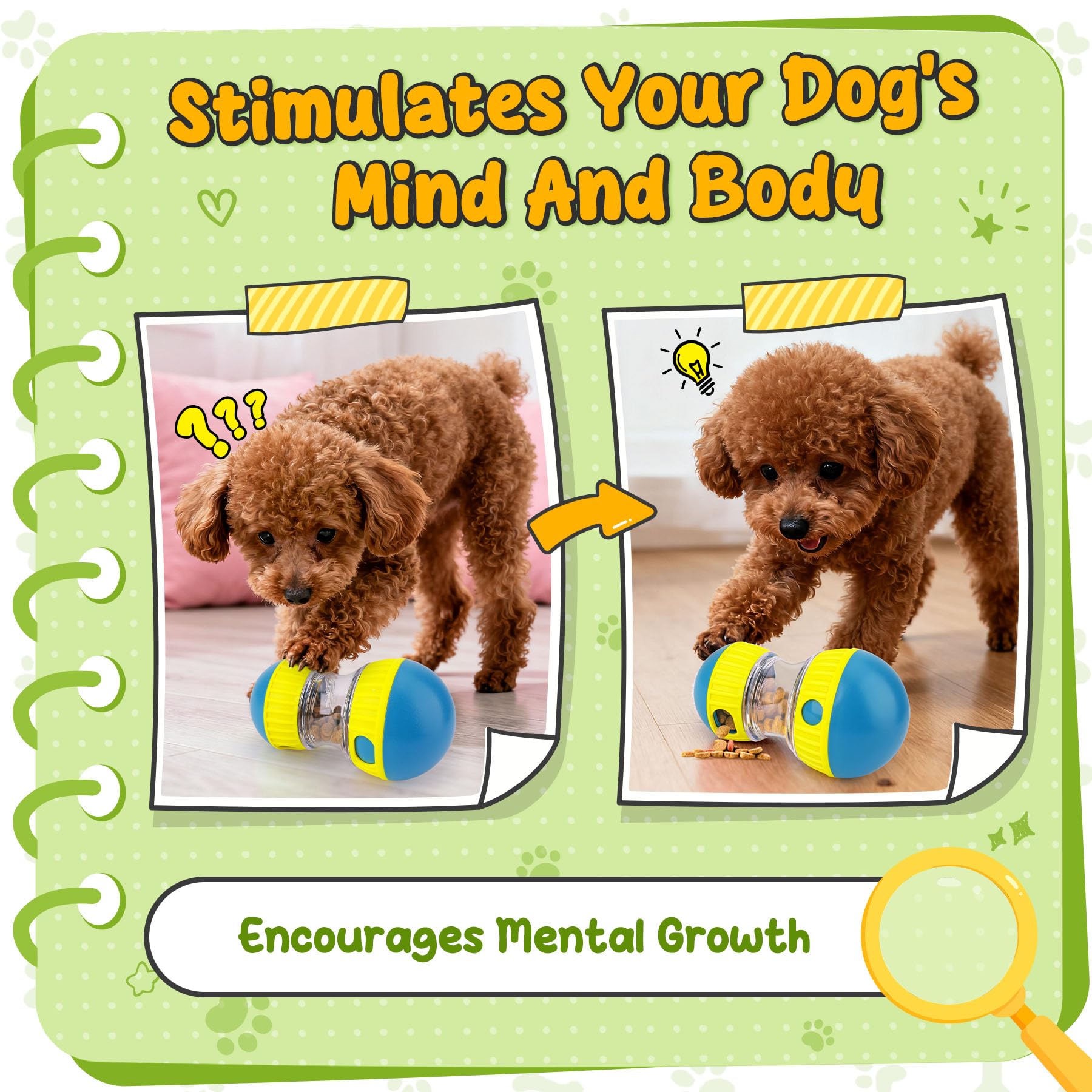 KIPRITII interactive-treat-balls invite rolling, nudging, and bonding play.
