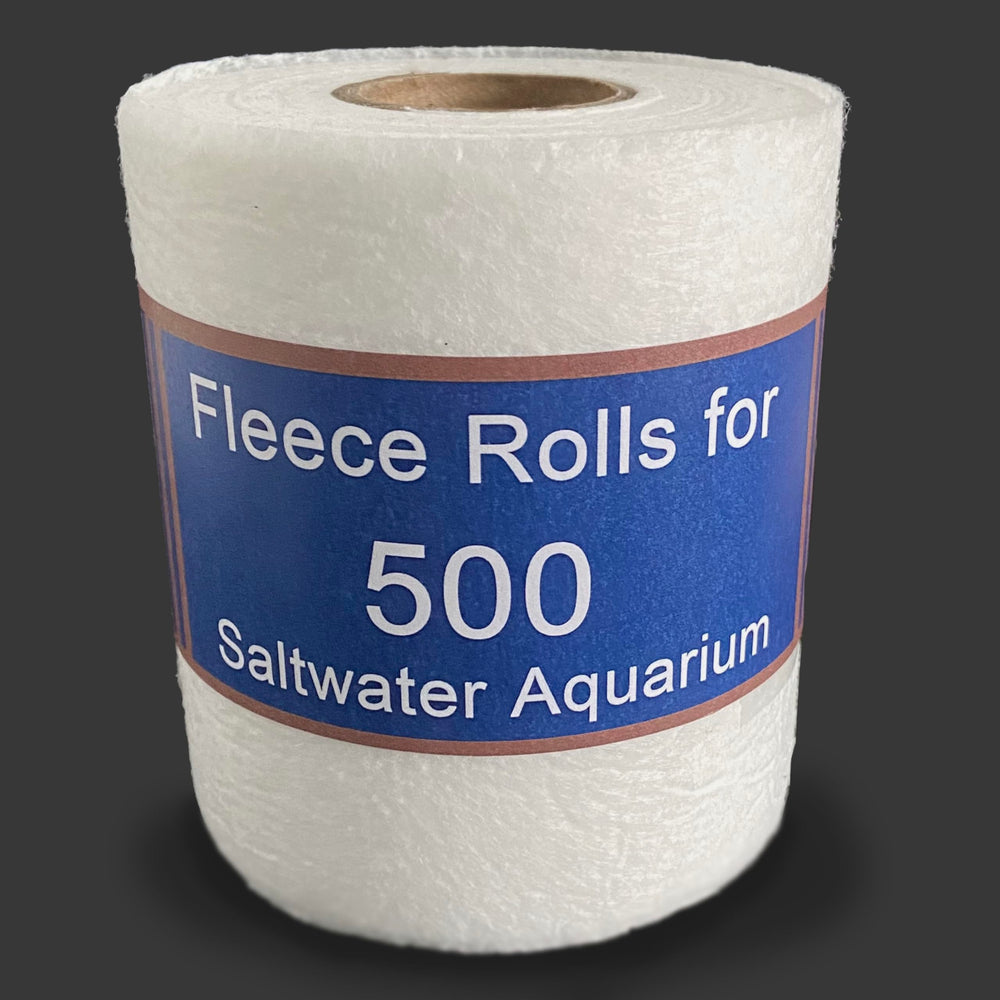 Kipwake replacement fleece roll for Red Reef 500 setup highlights easy installation and filtration.