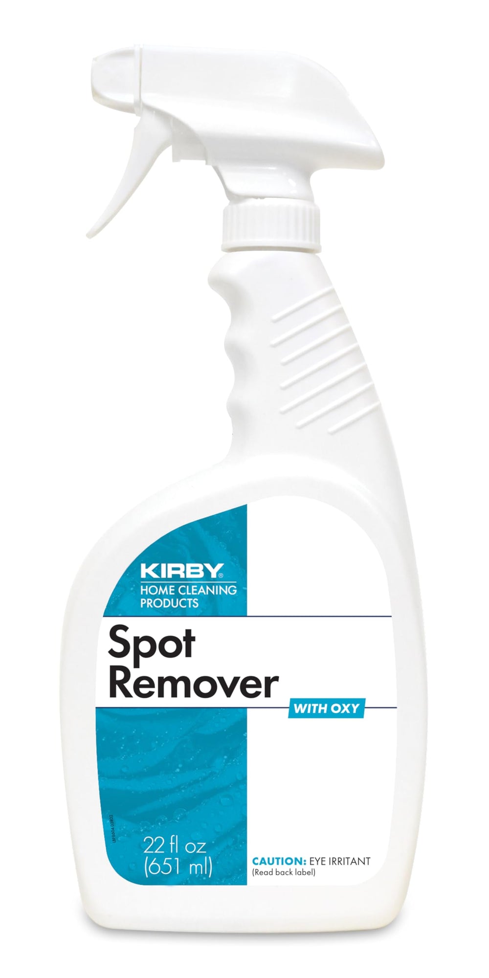 Kirby 283297 pet stain remover spray bottle demonstrates precise application for tough messes.