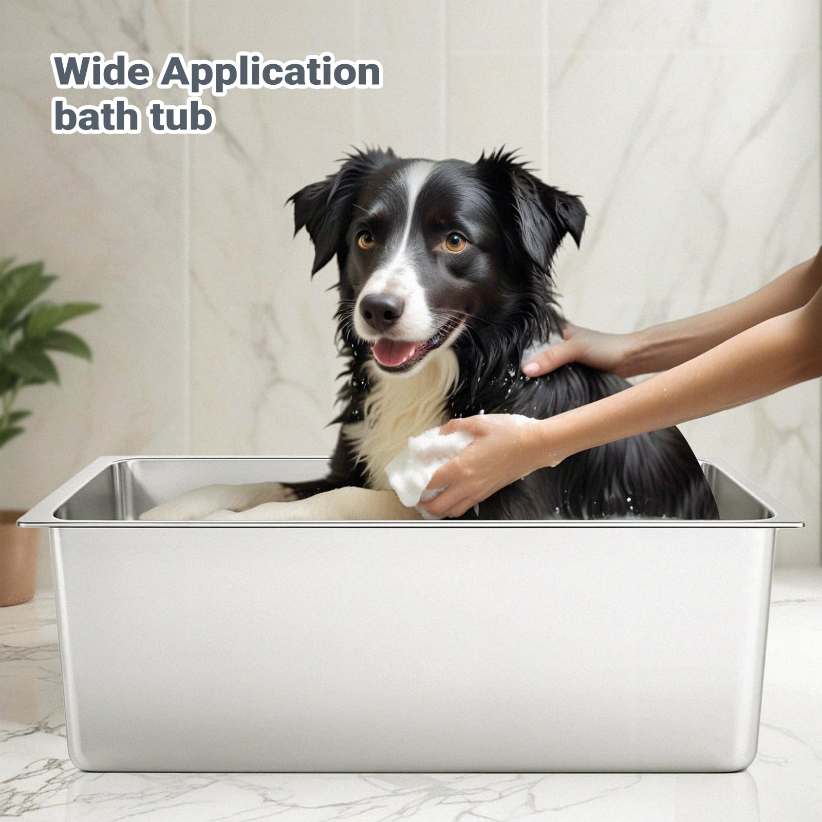 Kirecoo versatile metal litter box can double as bath tub