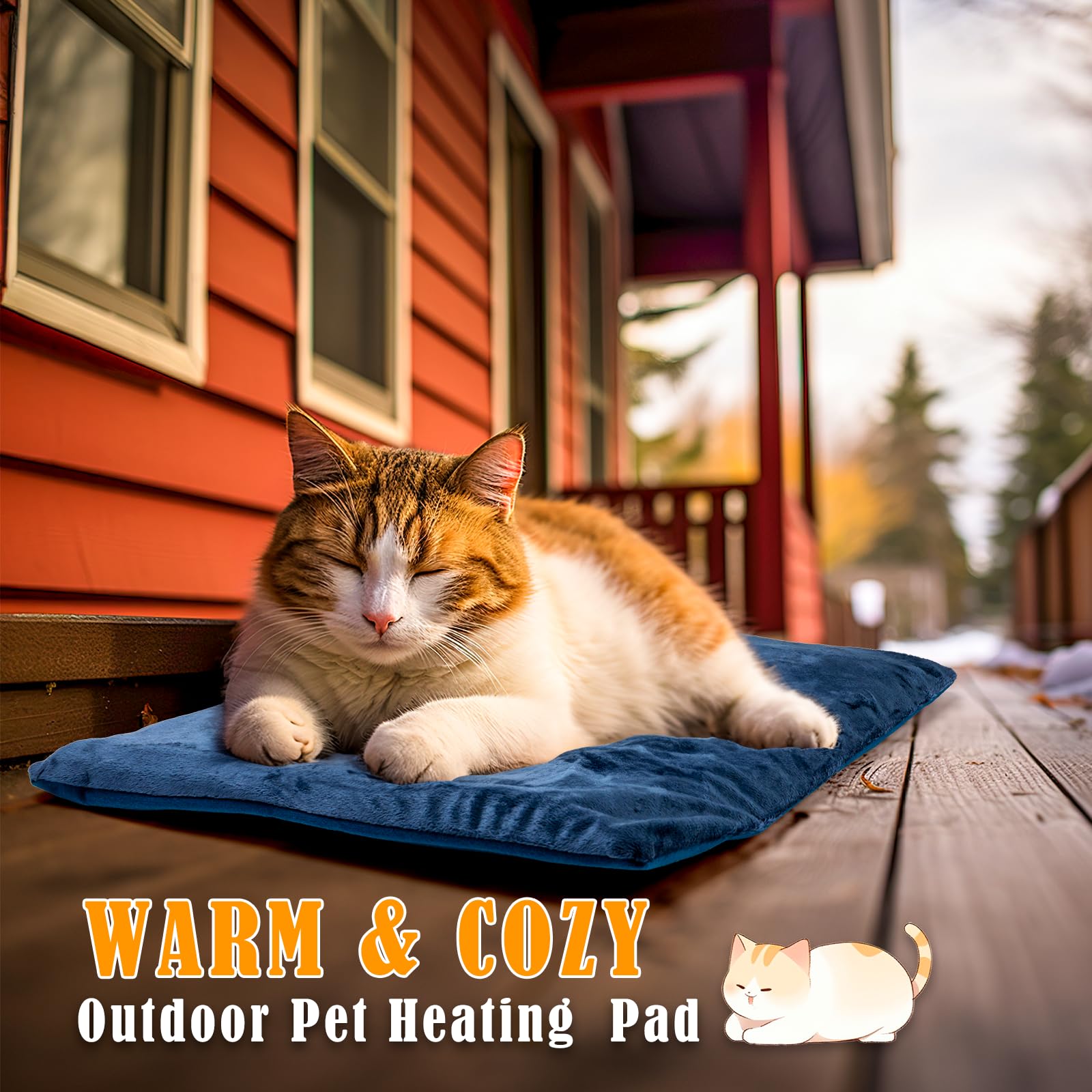 Kiroto heated mat with automatic temperature control maintains consistent warmth.