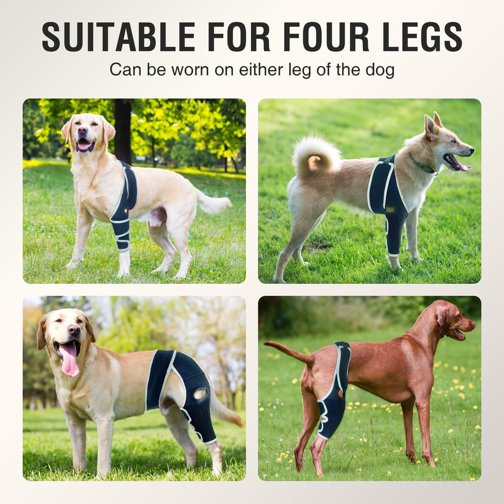 KISFLY knee brace with six metal strips provides stronger leg support