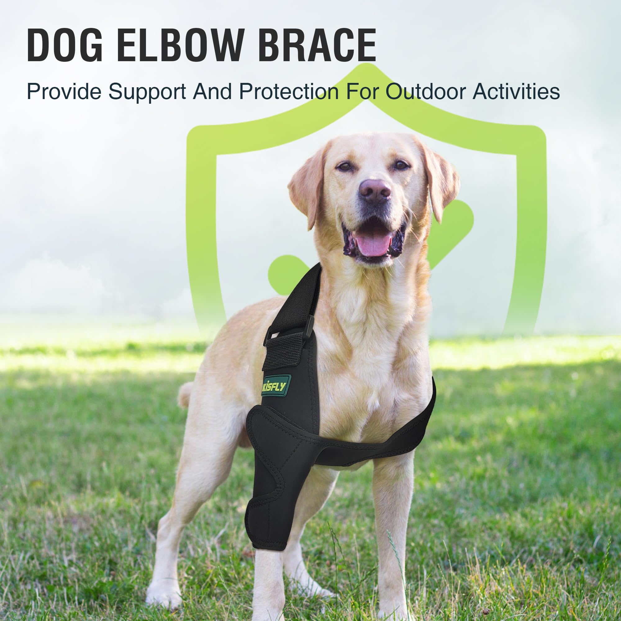 KISFLY dog elbow protector – supports during running and jumping