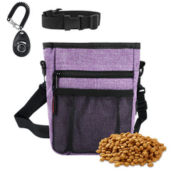 Kissleaf dog treat pouch with magnetic closure for quick access during training