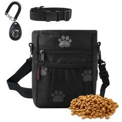 Kissleaf dog treat pouch with water-resistant build for outdoor training sessions.