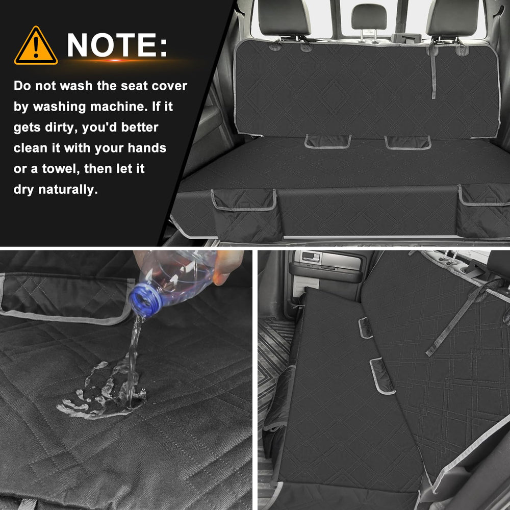 Kistrba dog hair proof seat surface reduces grooming time after adventures