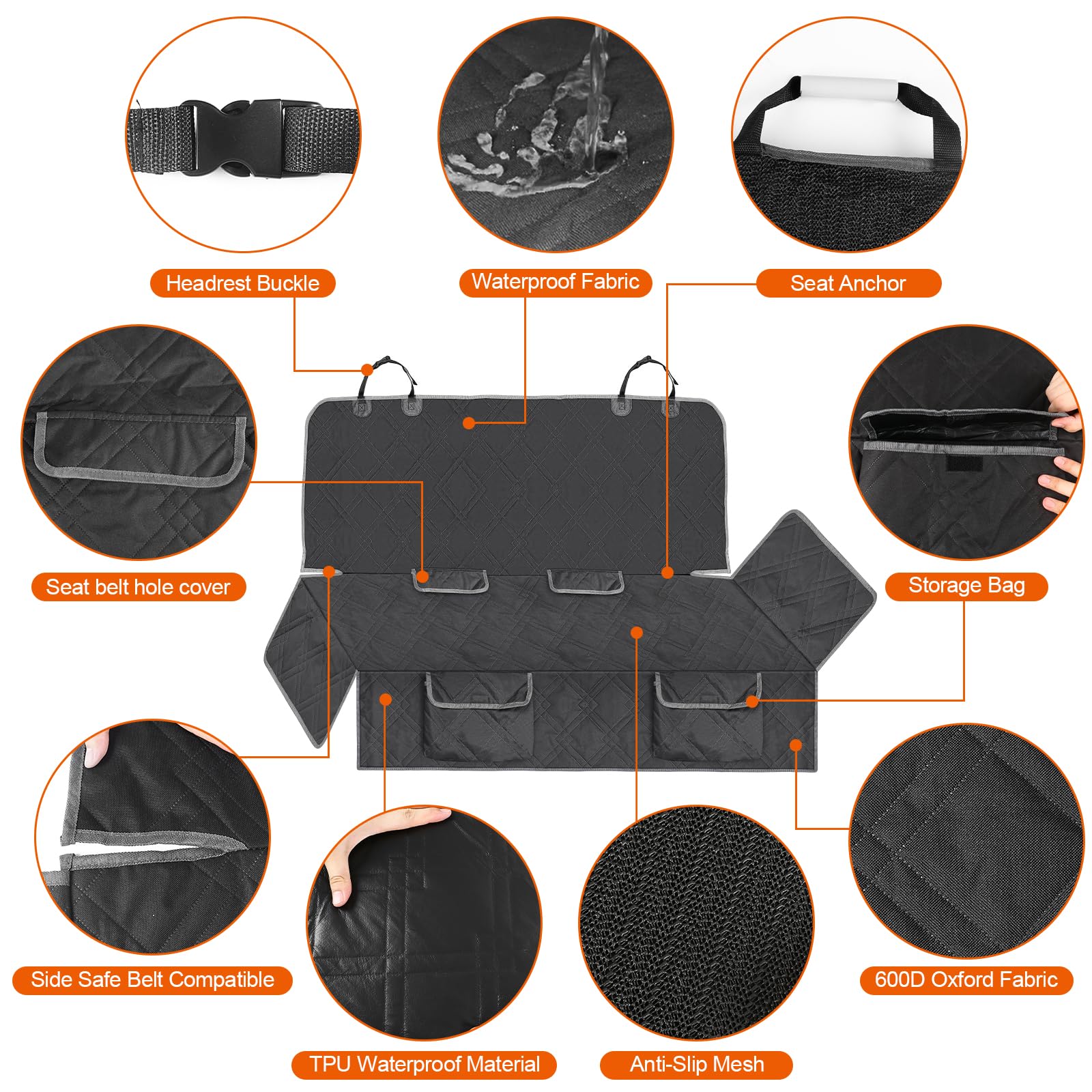 Kistrba easy clean material helps remove dirt and spills quickly