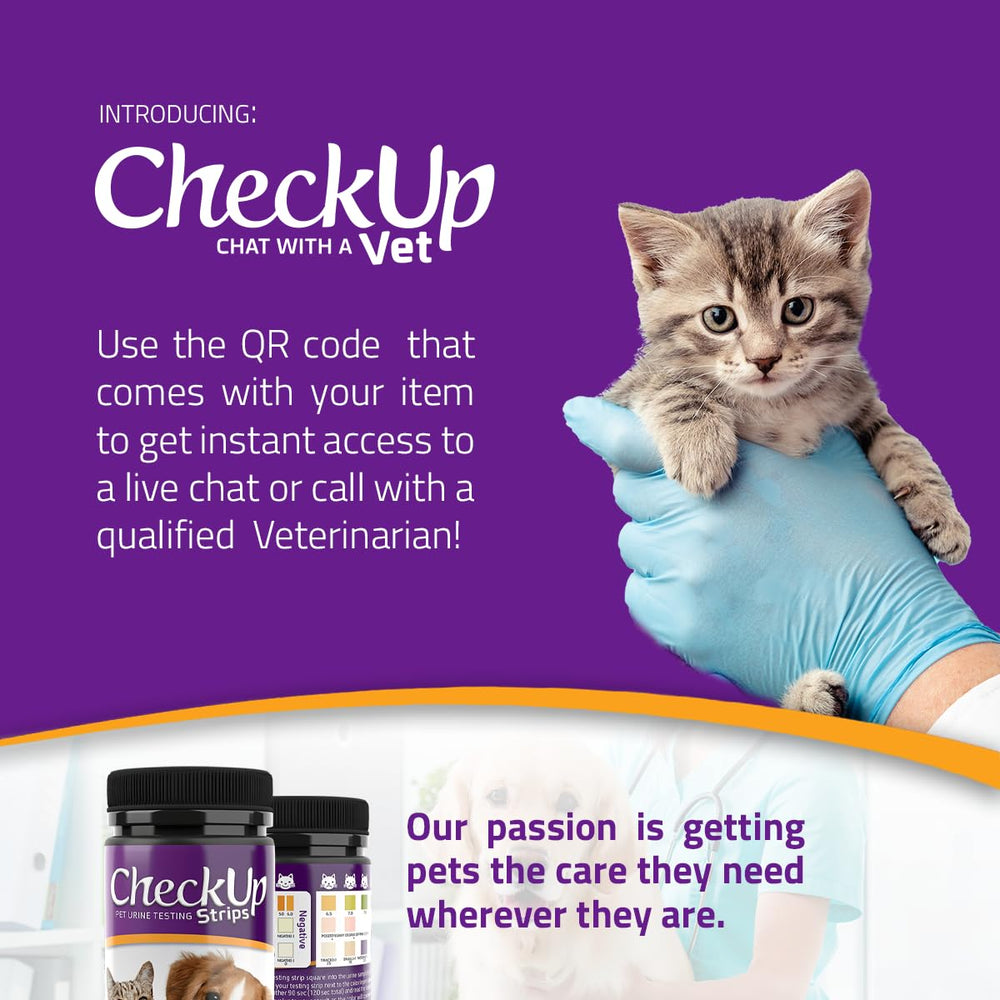 KIT4CAT CheckUp bottle contains 50 strips for extended home testing