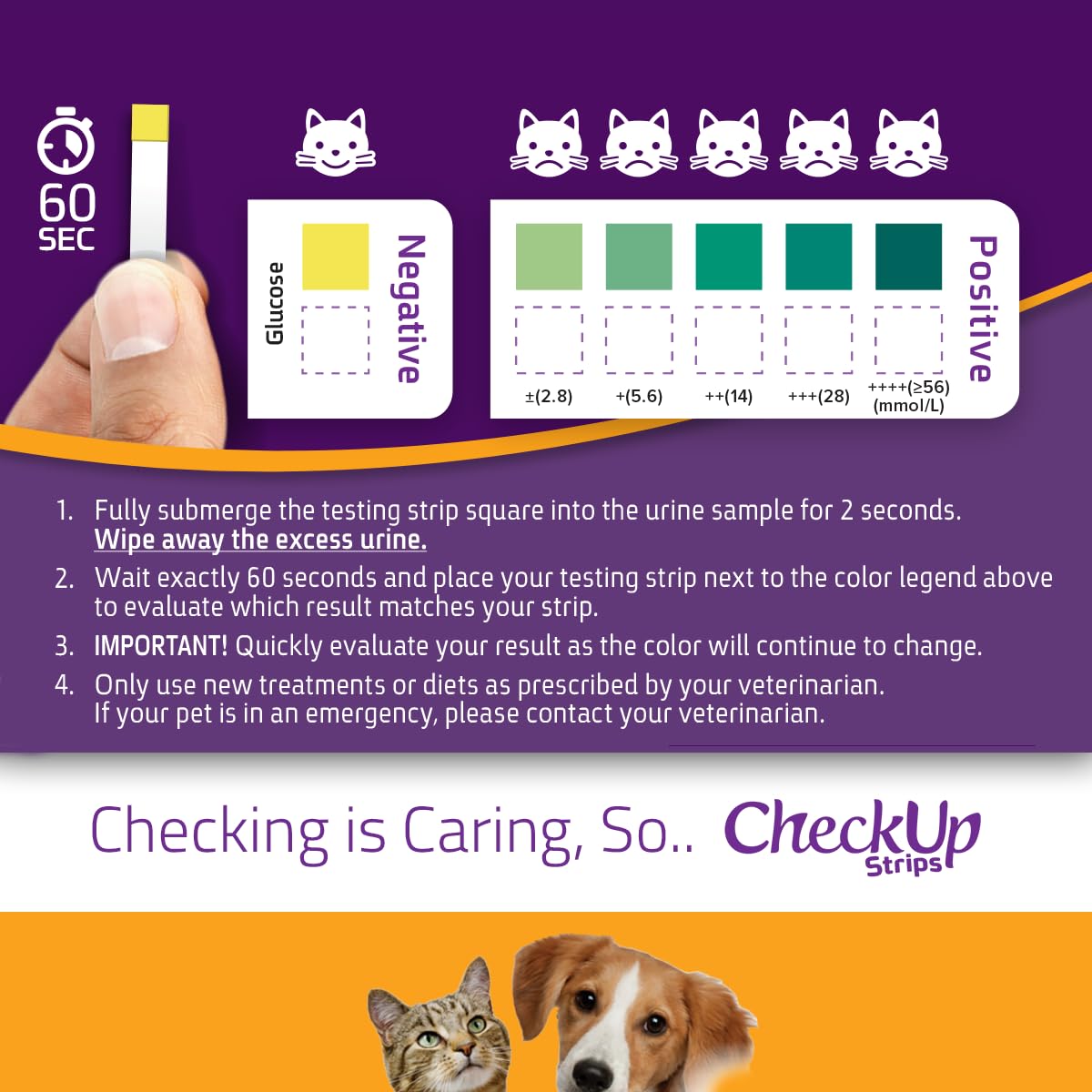 KIT4CAT CheckUp multilingual box label aids global usage for pet owners