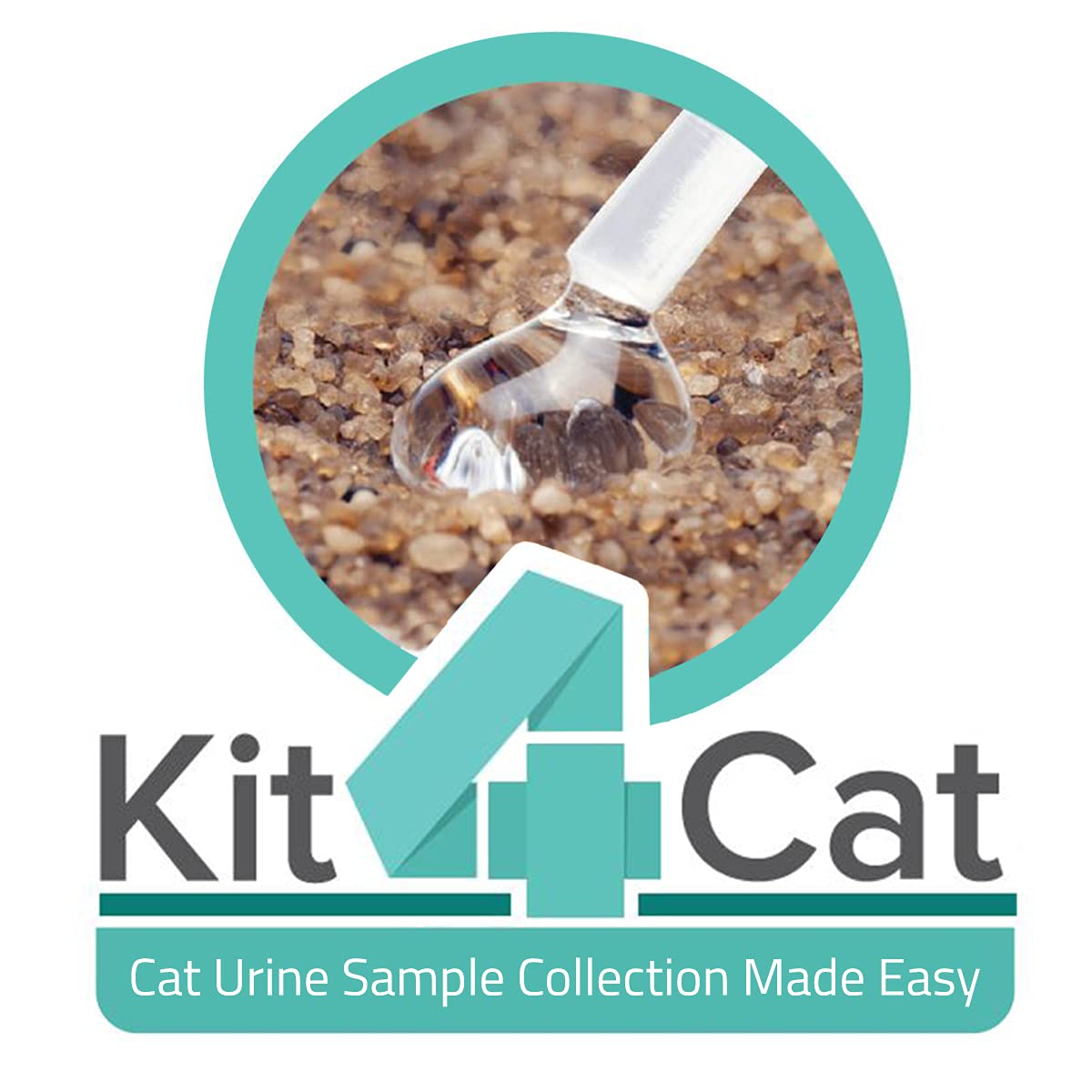 KIT4CAT odorless sand scene suggesting a stress free collection setup