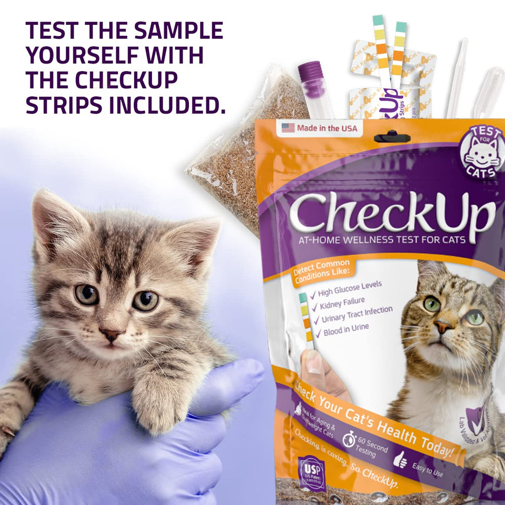 KIT4CAT urine floats on the surface due to hydrophobic coating for clean sampling.