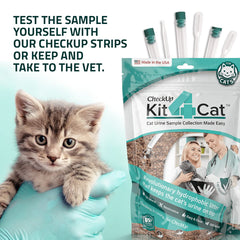 KIT4CAT urine sample collection closeup showing non-invasive design