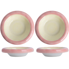 KITCHENLESTAR 6in cat bowl yellow outside view shows whisker-friendly, compact feeding.