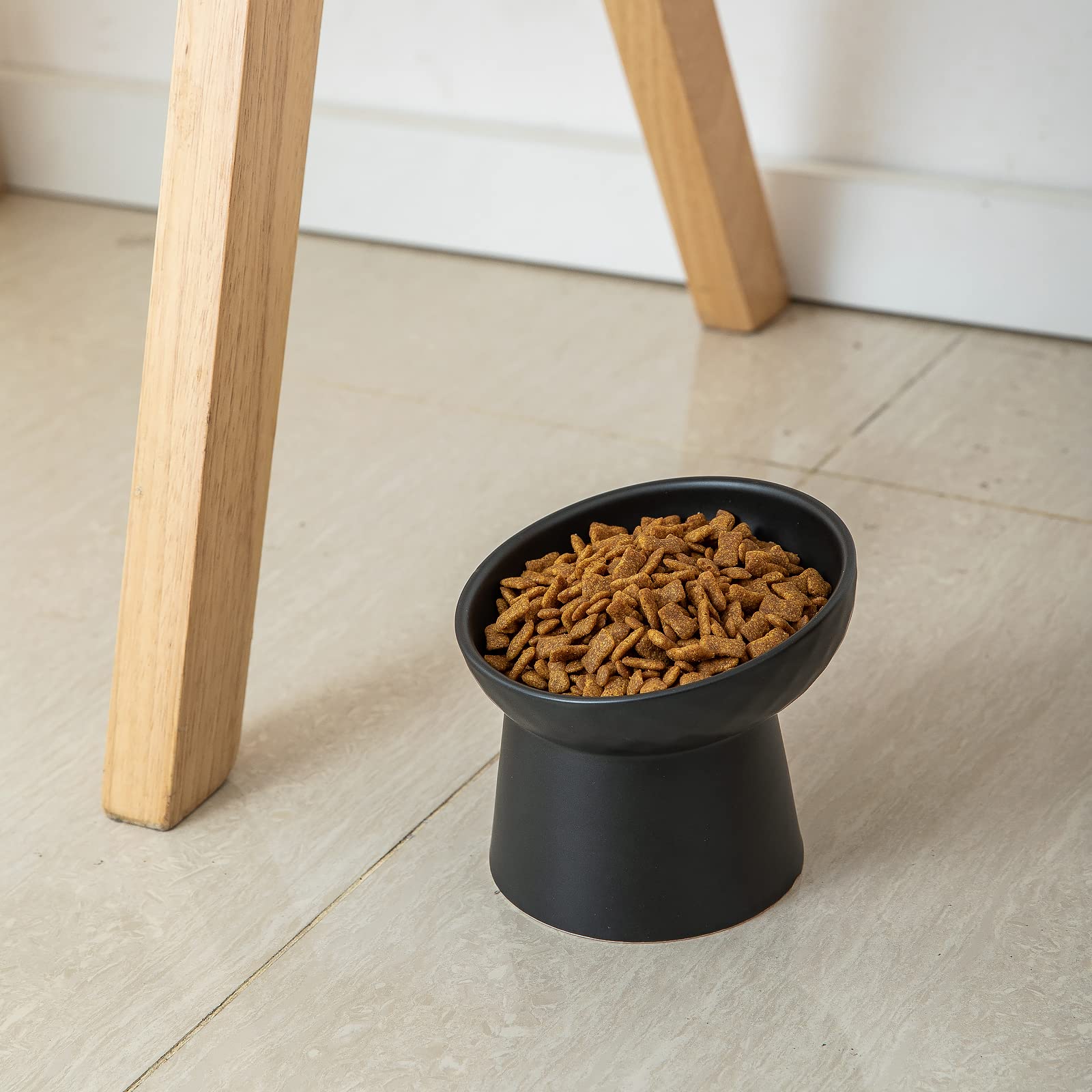 KITCHENLESTAR 8 ounce capacity cat bowl for meals or water