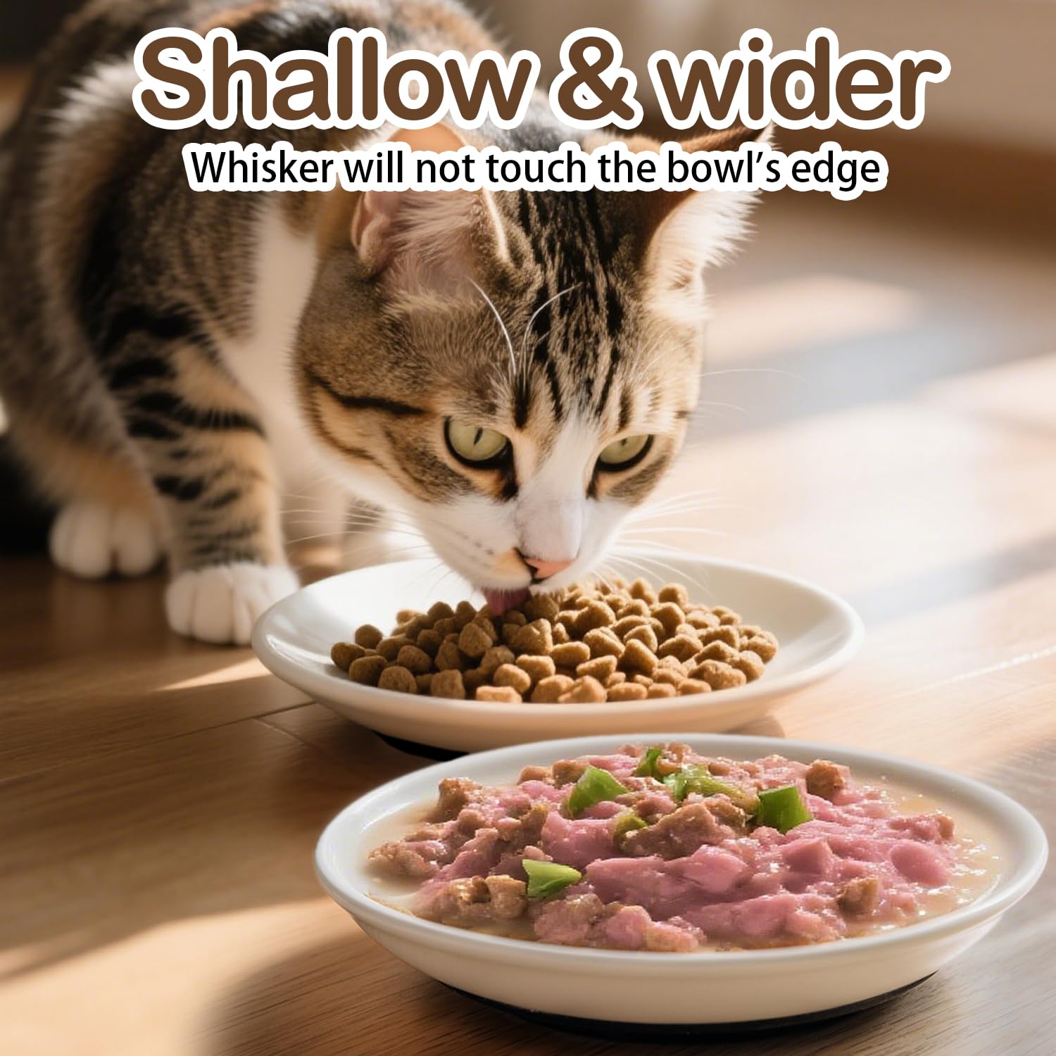 KITCHENLESTAR cadmium-free ceramic bowls offer safe feeding.