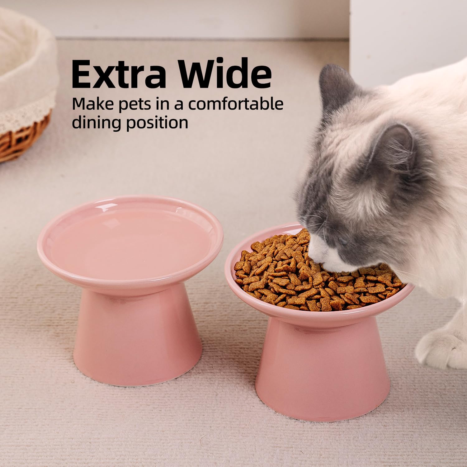 KITCHENLESTAR ceramic bowl close-up, non-absorbent surface stays clean.
