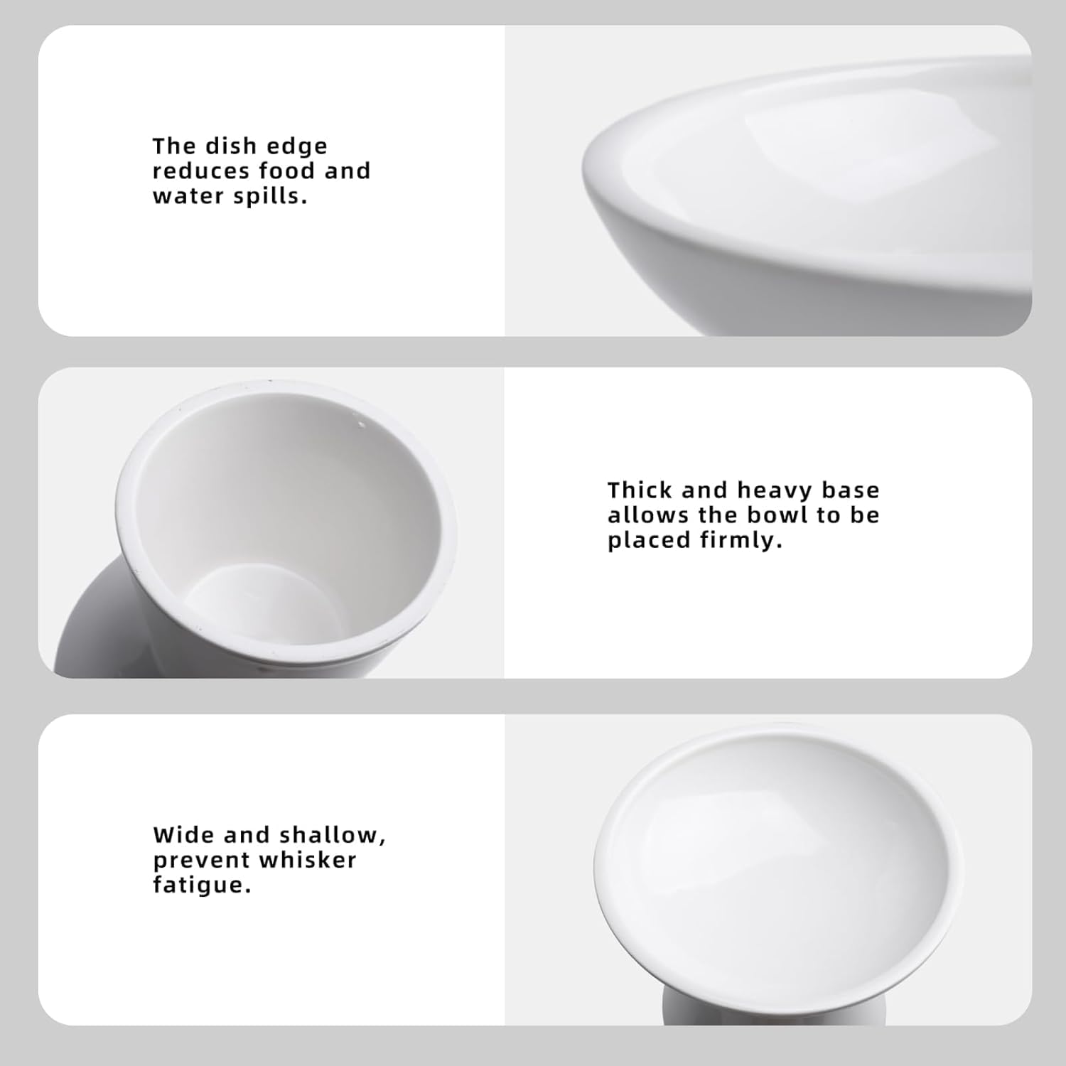 KITCHENLESTAR dishwasher-safe ceramic bowls shown for easy cleaning